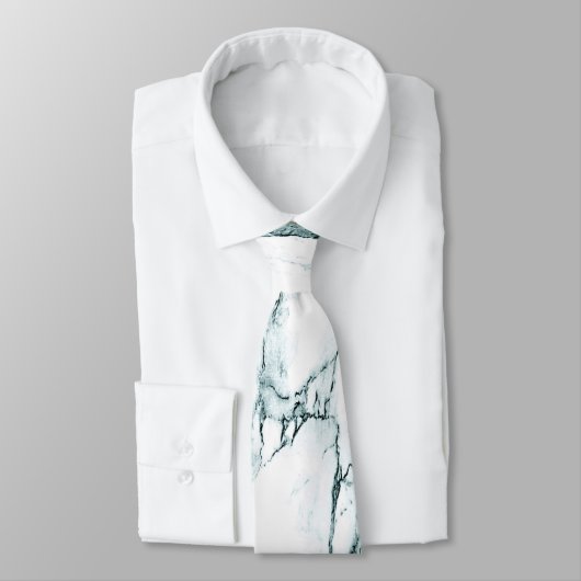Donk Turquoise Vein Marble Kijk Stropdas (Gebonden)