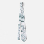 Donk Turquoise Vein Marble Kijk Stropdas (Achterkant)