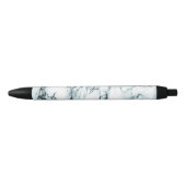 Donk Turquoise Vein Marble Kijk Zwarte Inkt Pen (Voorkant)