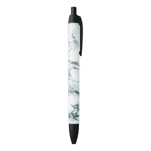 Donk Turquoise Vein Marble Kijk Zwarte Inkt Pen (Achterkant (Verticaal))