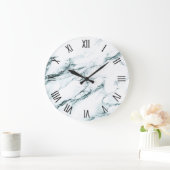 Donk Turquoise Vein Marble w Roman Numerals Grote Klok (Huis)