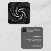 Donk Vortex Fractal Vierkante Visitekaartje (Voorkant / Achterkant)