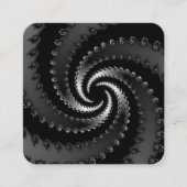 Donk Vortex Fractal Vierkante Visitekaartje (Voorkant)