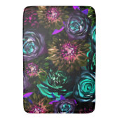 Donk Wonderland Bold Glamor Floral Flowers Badmat (Voorkant Verticaal)