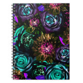 Donk Wonderland Bold Glamor Floral Flowers Notitieboek (Voorkant)