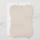 Donk Wood Sunflower Bridal Shower Invitation Kaart (Achterkant)