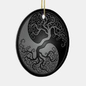 Donk Yin Yang Tree Keramisch Ornament (Rechts)