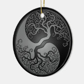 Donk Yin Yang Tree Keramisch Ornament (Links)