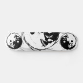 Donk Yin Yang Vampire Skull Religbol Persoonlijk Skateboard (Horizontaal)