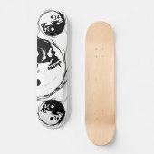 Donk Yin Yang Vampire Skull Religbol Persoonlijk Skateboard (Voorkant)