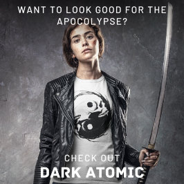 Donk Yin Yang Vampire Skull Religbol T-shirt