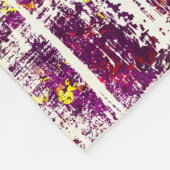 Donker Abstract Blots Achtergrond Fleece Deken (Hoek)