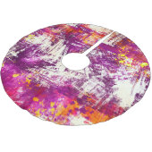 Donker Abstract Blots Achtergrond Kerstboom Rok (Gekanteld)