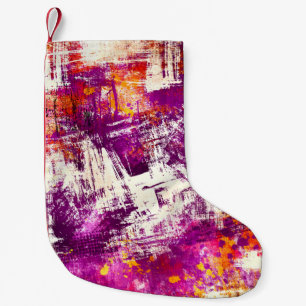Donker Abstract Blots Achtergrond Kleine Kerstsok