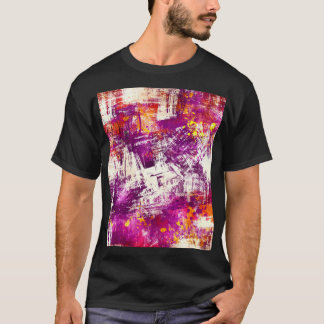 Donker Abstract Blots Achtergrond T-shirt