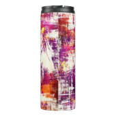 Donker Abstract Blots Achtergrond Thermosbeker (Achterkant)