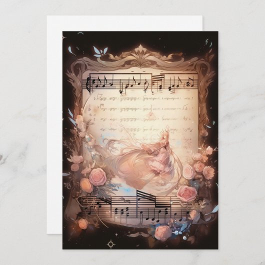 Donker Abstract Kerst Kaarten - Digitaal (Voorkant / Achterkant)