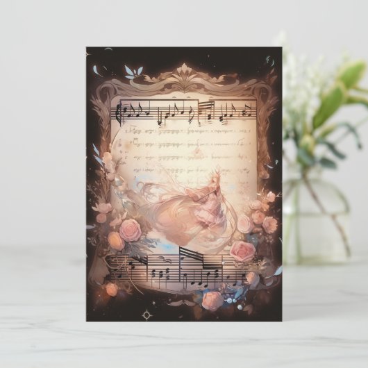 Donker Abstract Kerst Kaarten - Digitaal (Staand voorkant)