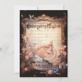 Donker Abstract Kerst Kaarten - Digitaal