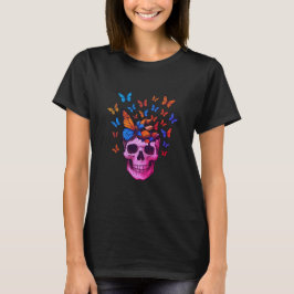 Donker Academia Skull T-shirt | Esthetische boeken