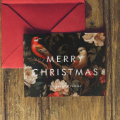 Donker  achtergrond Minimalistische vrolijke kerst Feestdagenkaart