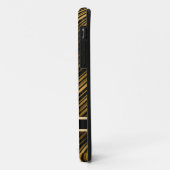 Donker Antiek Gold Chevron Pattern Case-Mate iPhone Case (Achterkant/links)