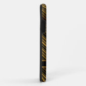 Donker Antiek Gold Chevron Pattern Case-Mate iPhone Case (Achterkant/rechts)