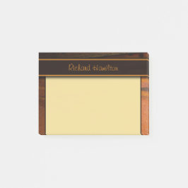 Donker Baltische Pine Faux Woood Kleine Post-it® n Post-it® Notes