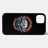 Donker Basic thema Route 66 Motorfietsen Case-Mate iPhone Case (Achterkant (horizontaal))