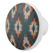 Donker Blauwgroen Blauw Perzik Sinaasappel Bruin E Keramische Knop (Rechts)