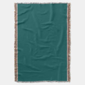 Donker Blauwgroen (effen kleur) Deken (Voorkant Verticaal)