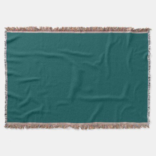 Donker Blauwgroen (effen kleur) Deken (Voorkant)