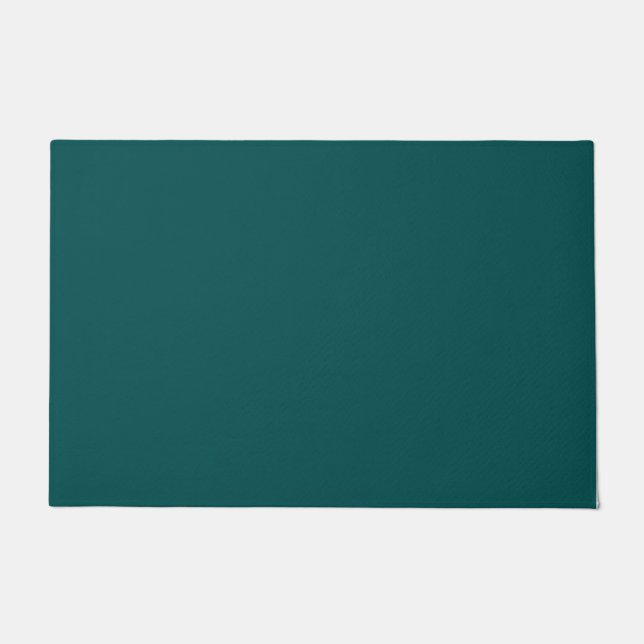 Donker Blauwgroen (effen kleur)  Deurmat (Voorkant)