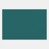 Donker Blauwgroen (effen kleur) Inpakpapier Vel (Voorkant)