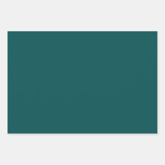 Donker Blauwgroen (effen kleur) Inpakpapier Vel (Voorkant)