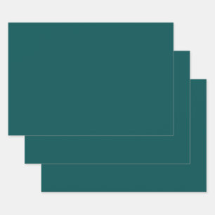  Donker Blauwgroen (effen kleur)  Inpakpapier Vel