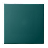 Donker Blauwgroen (effen kleur) Tegeltje (Voorkant)