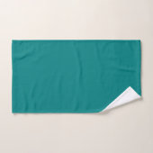 Donker Blauwgroen en geel Bad Handdoek (Handdoek)