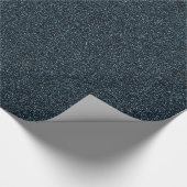 Donker blauwgroen faux glitter cadeaupapier (Hoek)