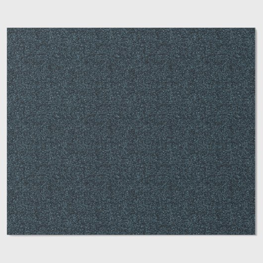 Donker blauwgroen faux glitter cadeaupapier (Vlak)