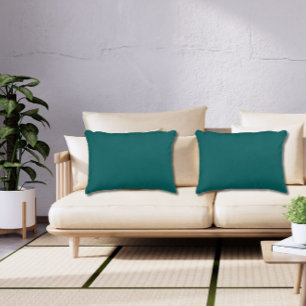 Donker Blauwgroen Groen Effen Plain Kleur Jewel To Accent Kussen