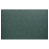 Donker blauwgroen renaissancesbloem stof (Yard (91,4 cm))