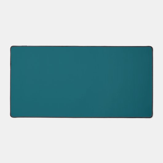 Donker Blauwgroen Solid Color Desk Mat (Voorkant)
