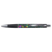 Donker Blauwgroen sprankelend Pen (Achterkant)