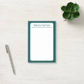 Donker Blauwgroen Stevige Kleurendouane Post-it® Notes (Kantoor)