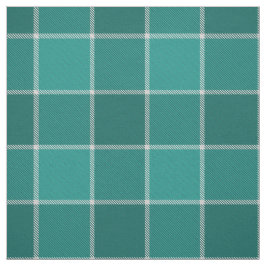donker blauwgroen turquoise geruite plaid stof