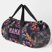 Donker Bloemen Mama Delivery Travel Gym Plunjezak (Rechterhoek)