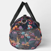 Donker Bloemen Mama Delivery Travel Gym Plunjezak (Rechts)