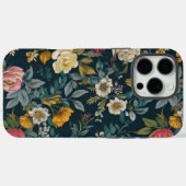 Donker Bloemen Stoere iPhone 16 Pro Max Hoesje (Achterkant (horizontaal))