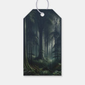 Donker bos bij schemering Sweet 16 Cadeaulabel (Achterkant)